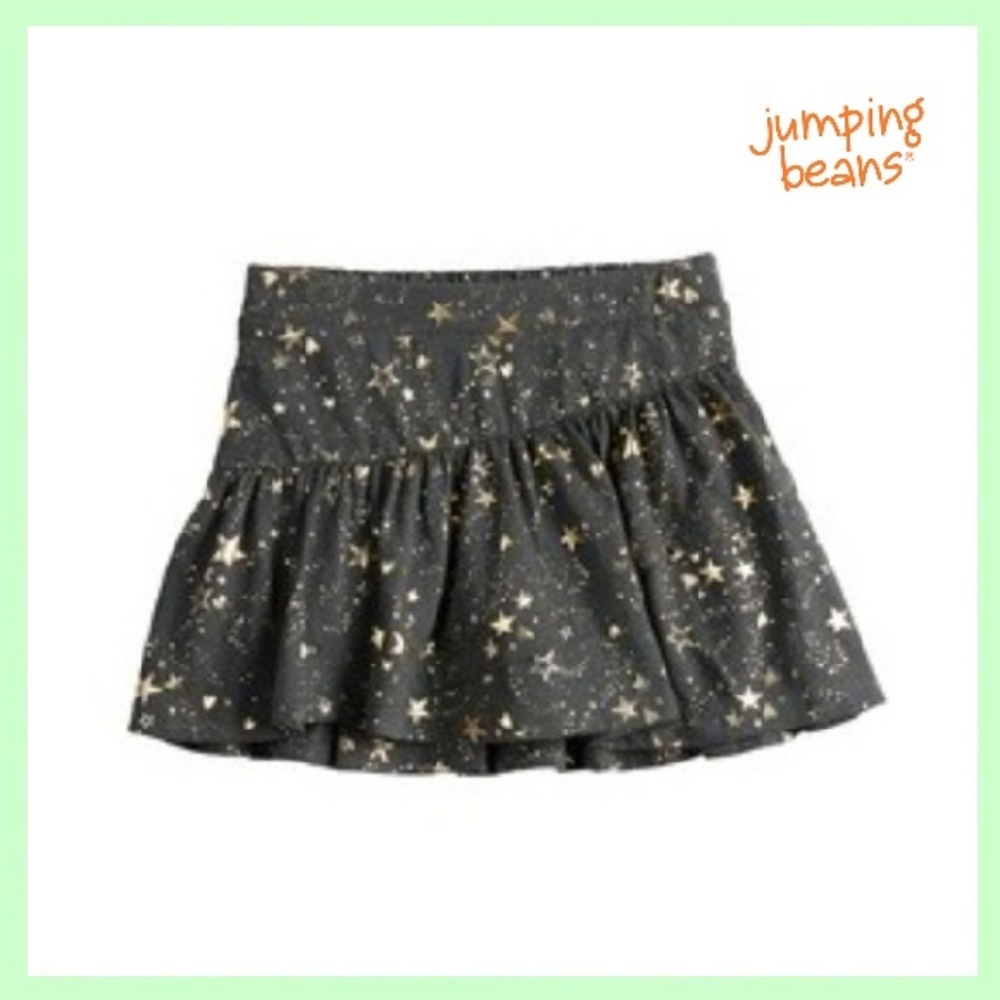 5 for $20! Gray Skirt with Gold Stars